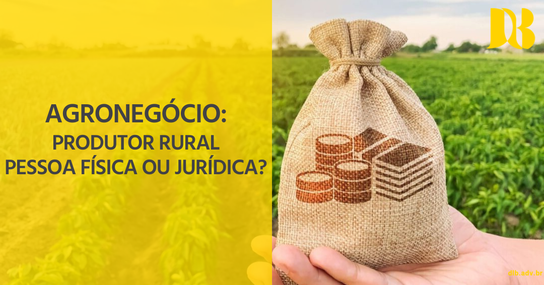 Agronegócio: produtor rural pessoa física ou jurídica?